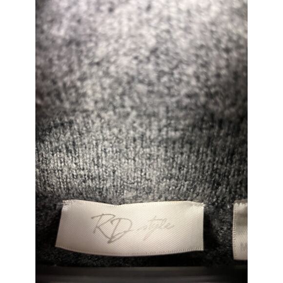 RD Style Turtleneck sweater Womens medium gray Wool blend Casual Preppy - Picture 4 of 7